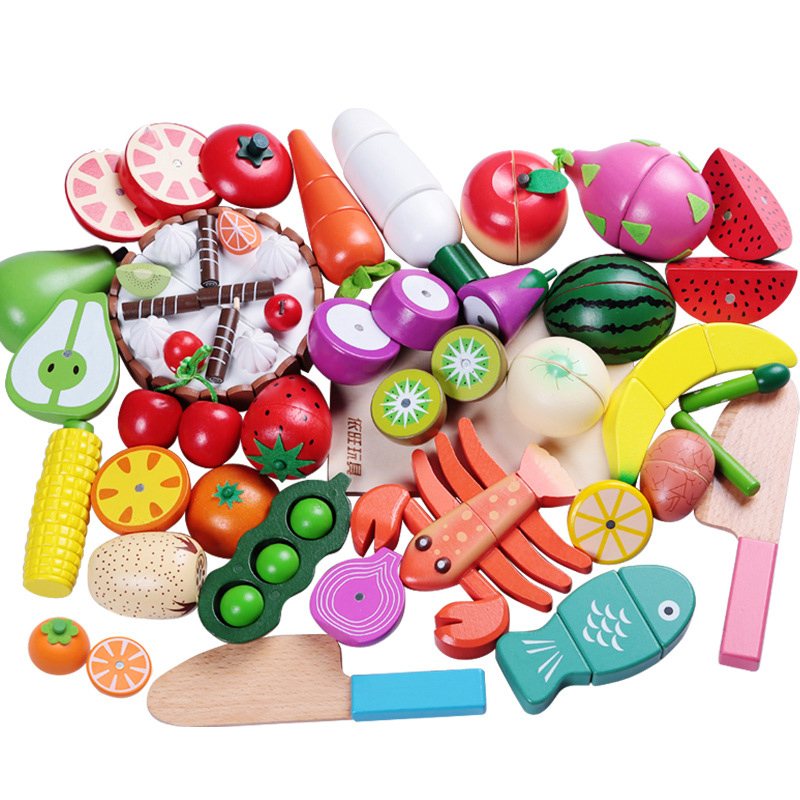 1PCS Mainan Kayu Magnetik Pemo - Baby Food Vegetables ulasan dan harga