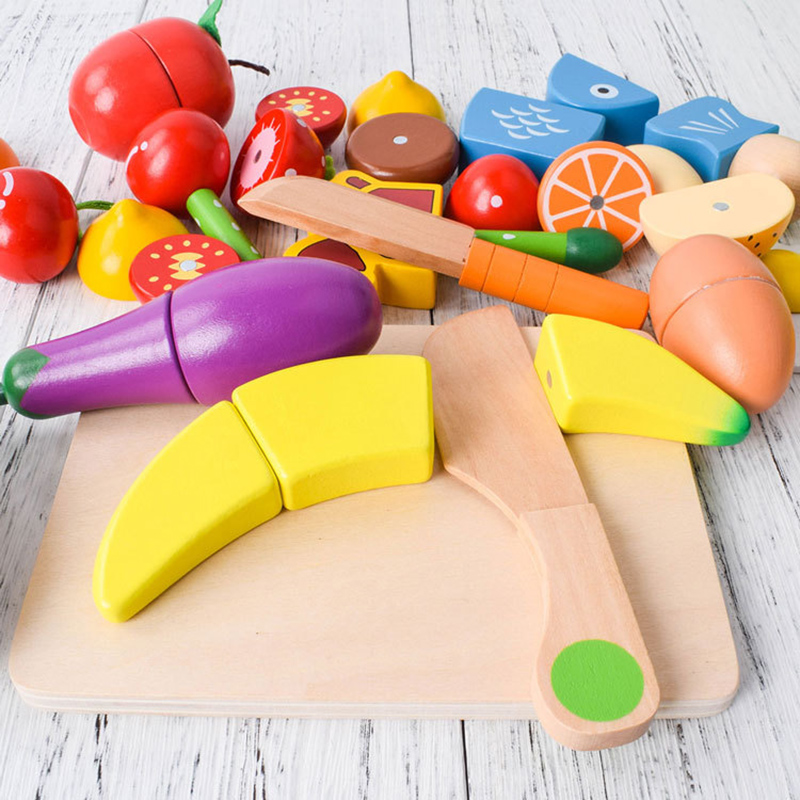 1PCS Mainan Kayu Magnetik Pemo - Baby Food Vegetables ulasan dan harga