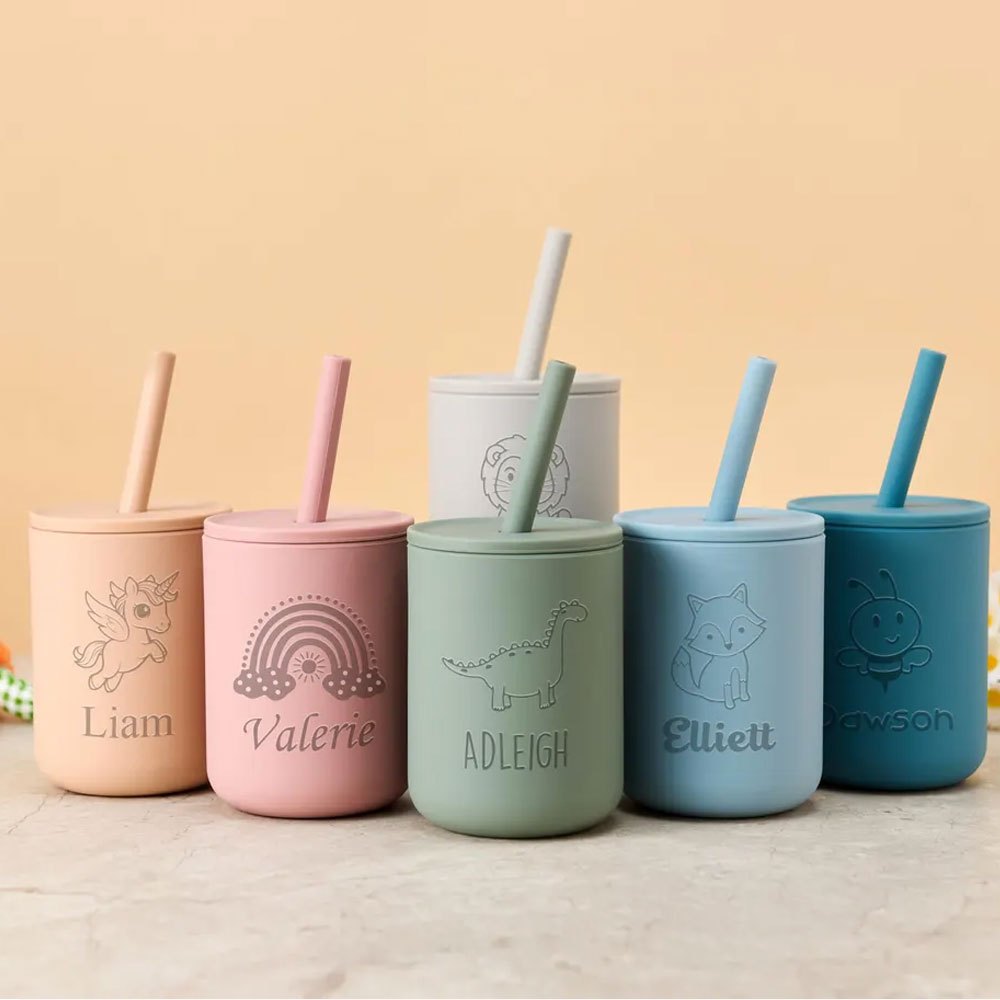 Gelas Sedotan Silikon untuk An - Baby Food Jars With Lids ulasan dan harga