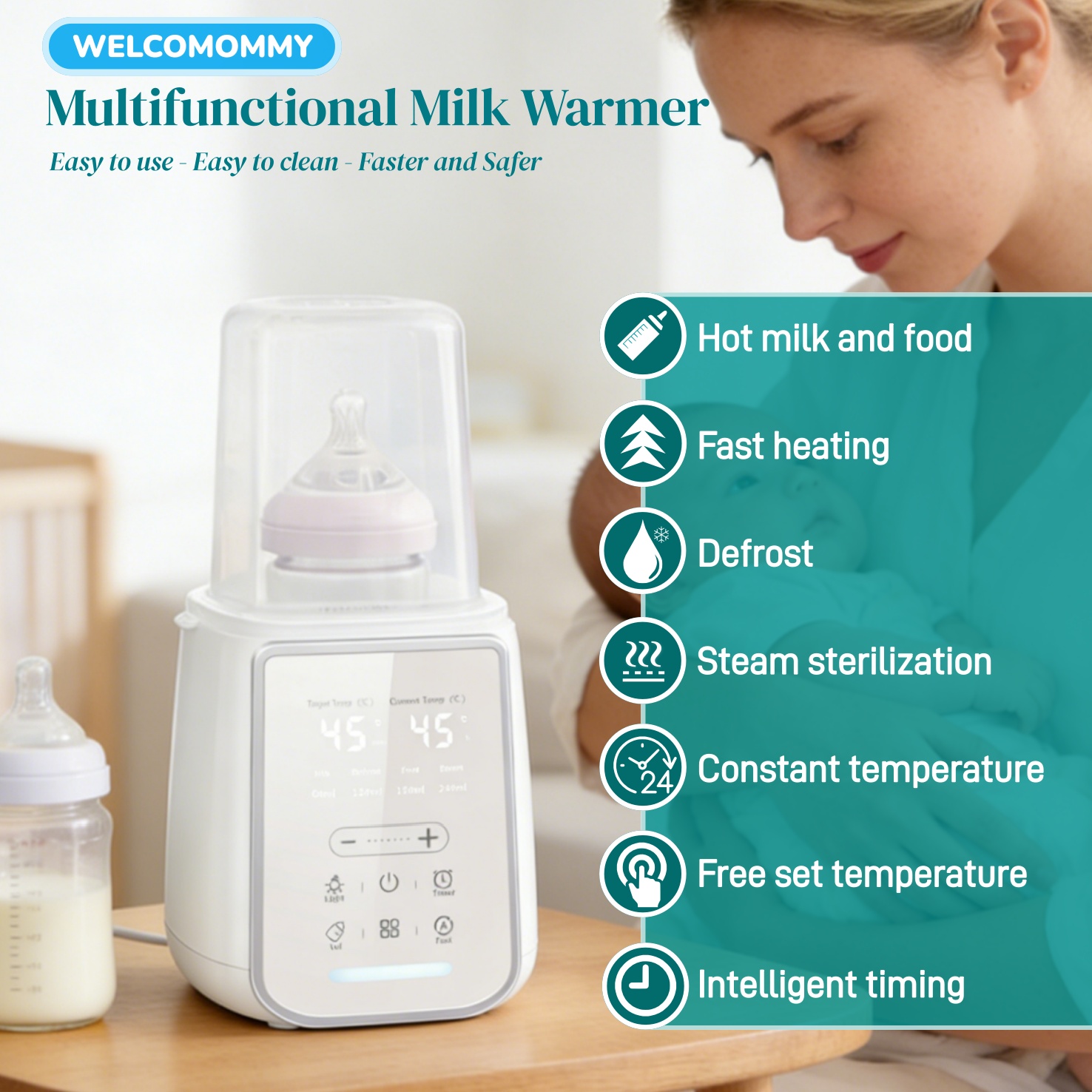 Penghangat Botol Susu Bayi 8in - Baby Food Warmer ulasan dan harga