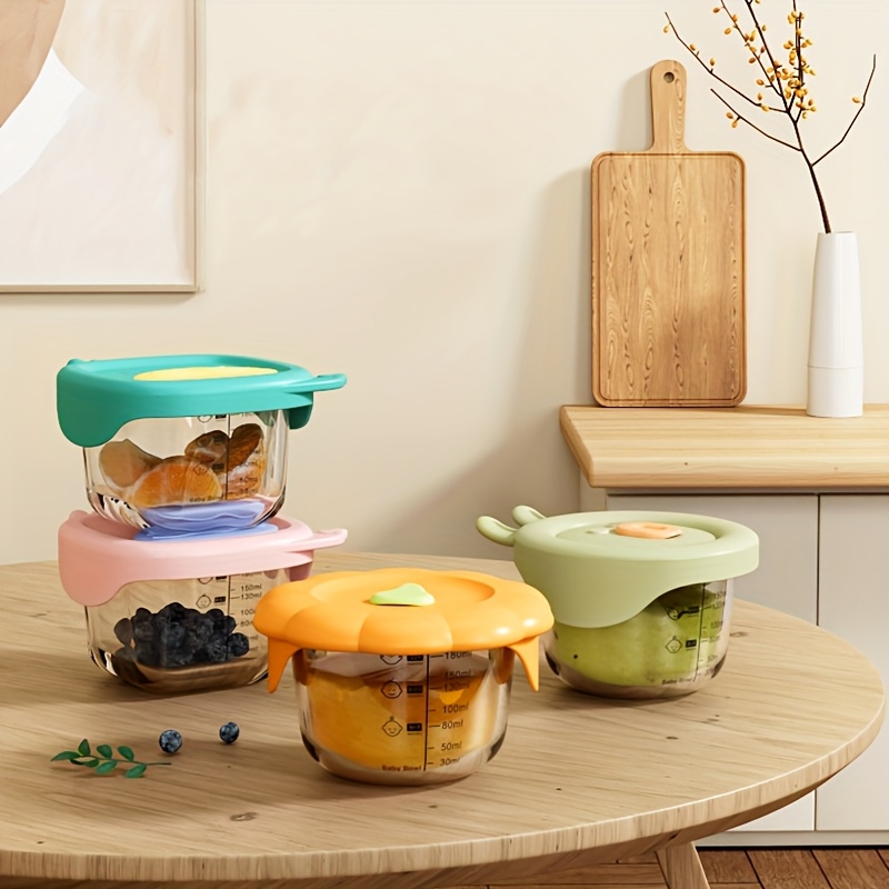 Wadah Makanan Bayi Kaca 120/18 - Baby Food Jars With Lids ulasan dan harga