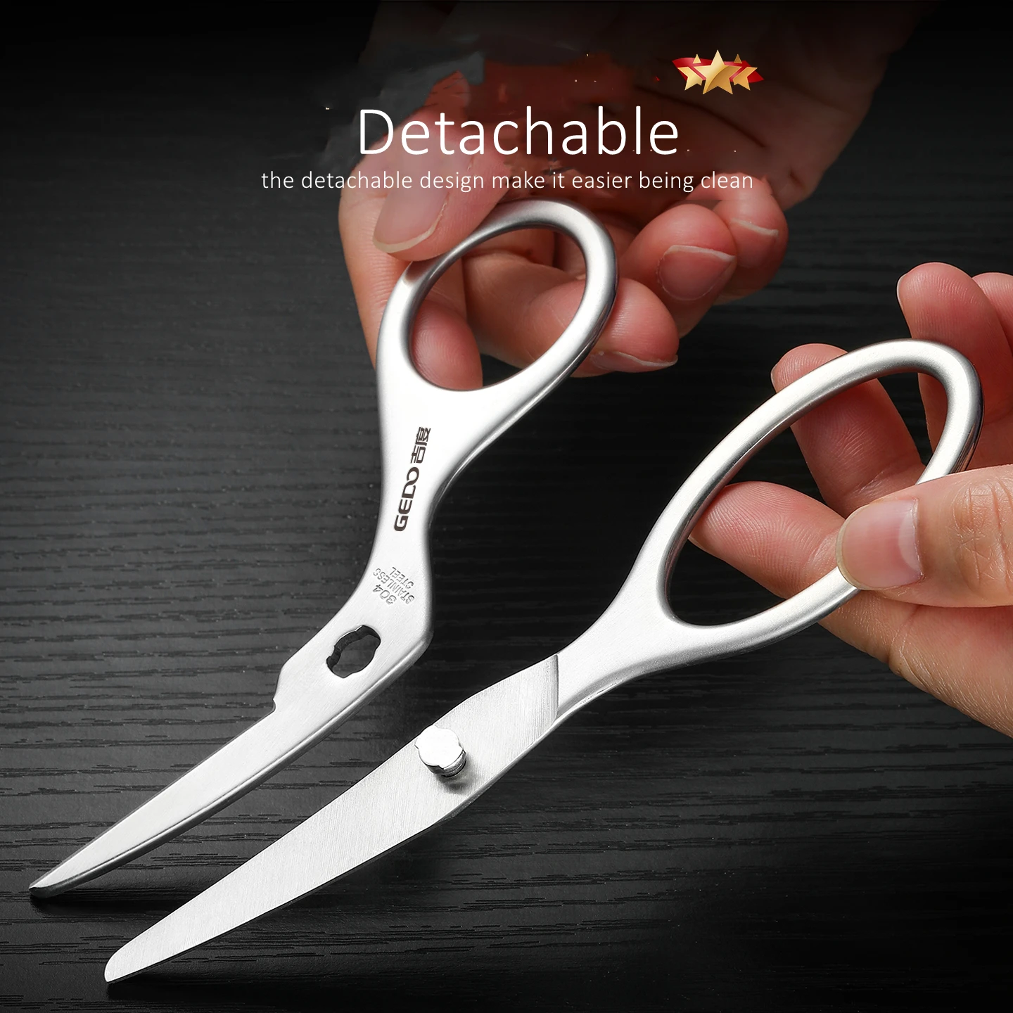 Gunting Makanan Bayi Baja Taha - Baby Food Scissors ulasan dan harga
