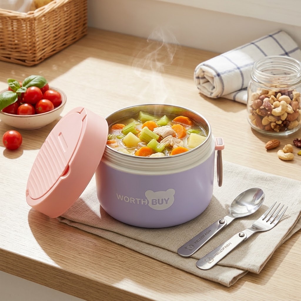 Kotak Makan Termal Stainless S - Baby Food Warmer ulasan dan harga
